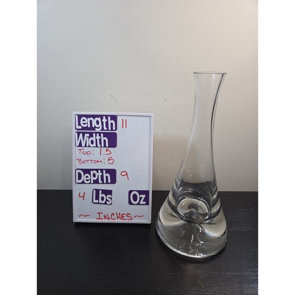 Vintage Decanter Val Saint Lambert Heavy Crystal Belgium Barware NO Stopper - Picture 2 of 6